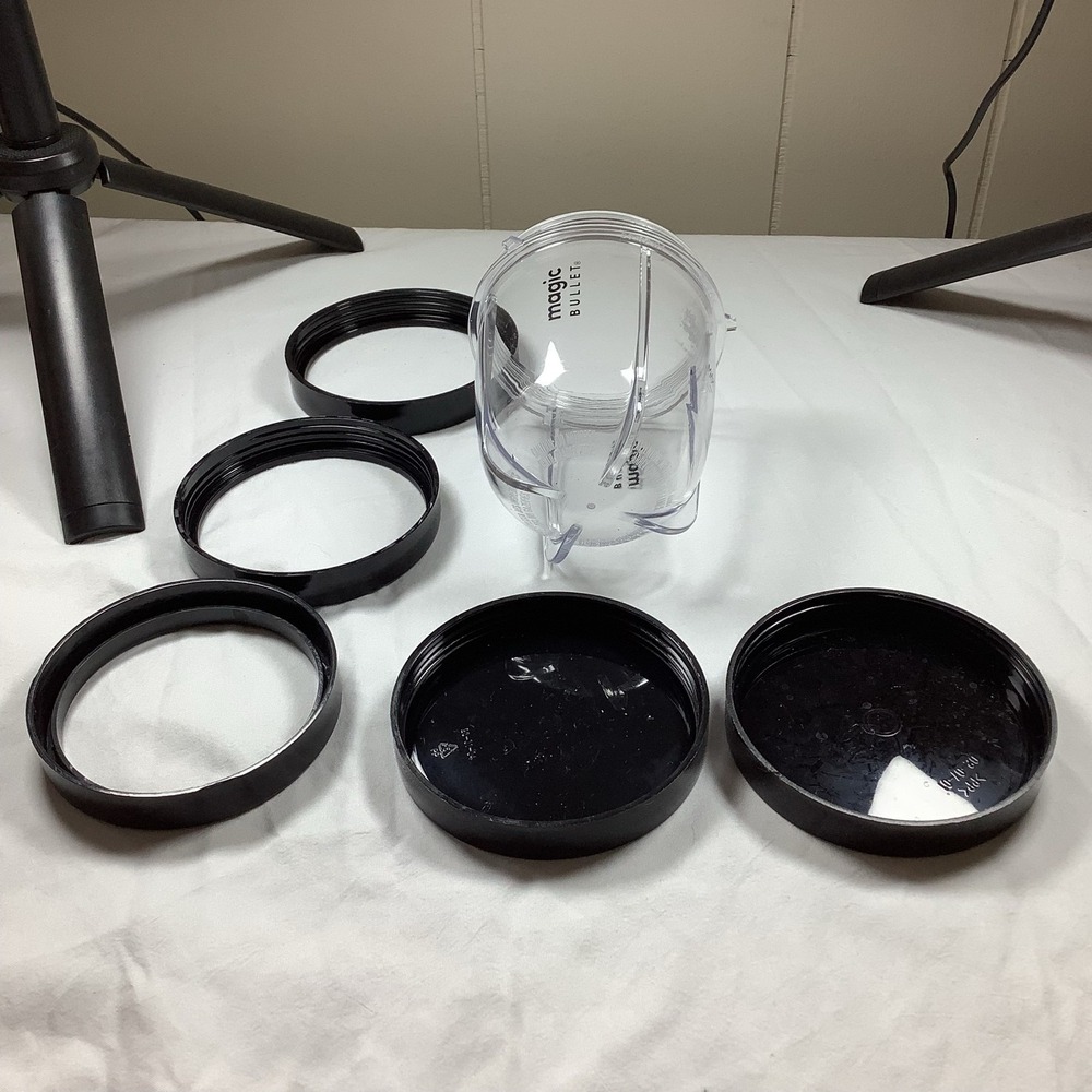 Magic Bullet Blender Cups & Lids‎ Parts Lot